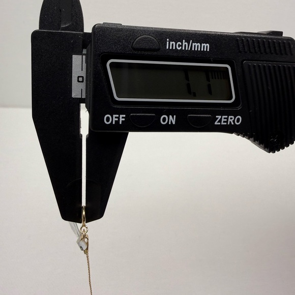 18K Geuine Yellow Gold Bismark Chain Necklace - Picture 14 of 17